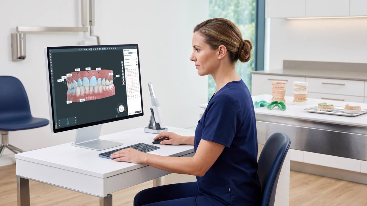 Digital orthodontic workflows are transforming practices — replacing manual steps with precise, efficient, and fully digital processes. Orthodontic digital workflow showing the transition from conventional to digital practice