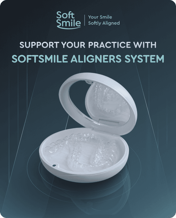 Support your practice with SoftSmile aligners system